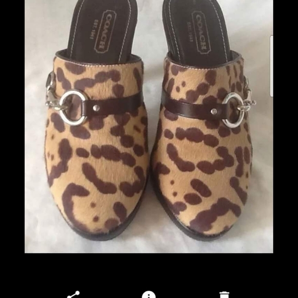 NEW COACH KARSEN MULES CLOGS SHOES SIZE 5.5 - Picture 2 of 10